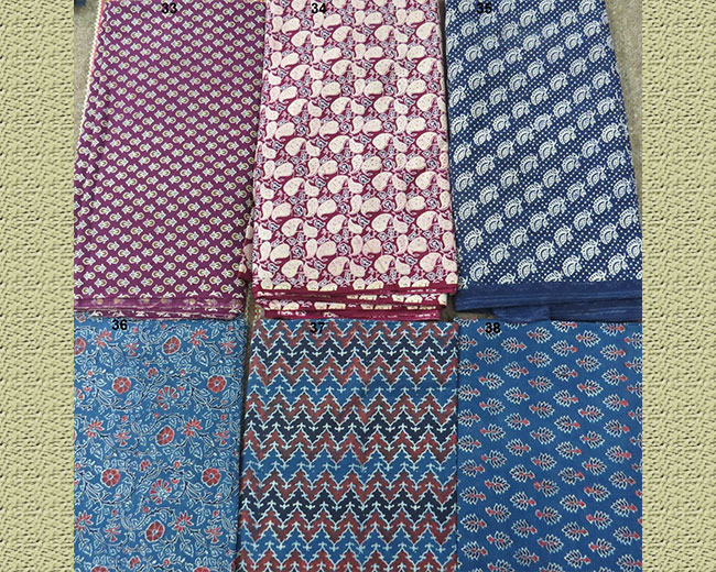 Ajrakh Prints in Natural Vegetable Dyes Manufacturer Exporter Barmer ...